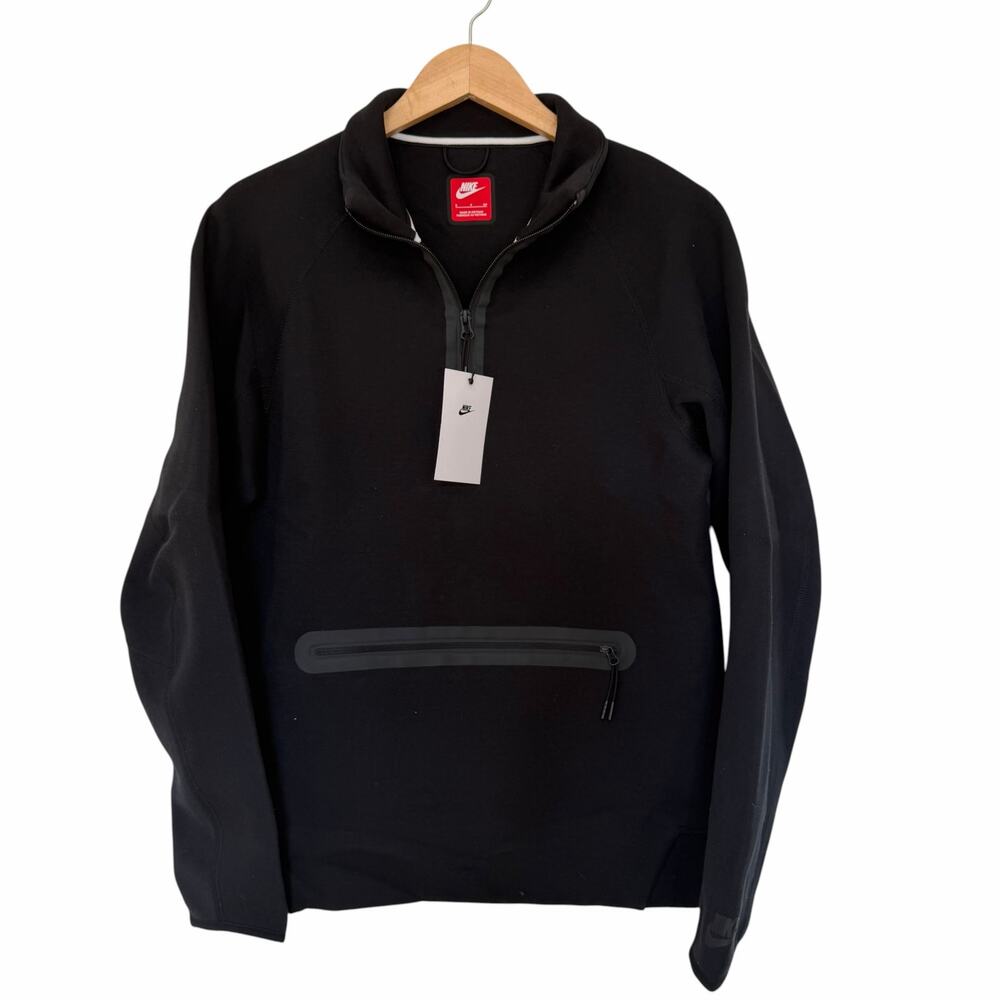 Nike Tech Fleece 1/2 Sweatshirt Black Sz S